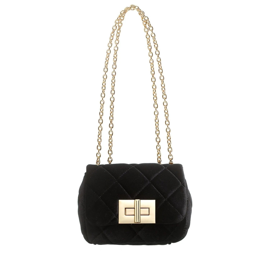 JELAVU The Barney Mini Bag Black Velvet